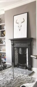 cast iron fireplace