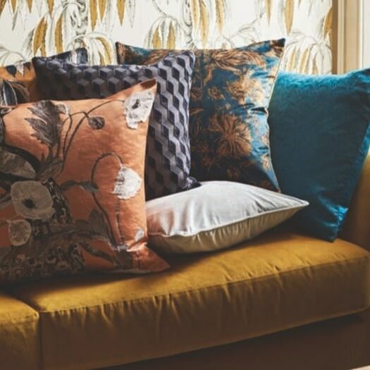 Sofa and cushions from John Lewis